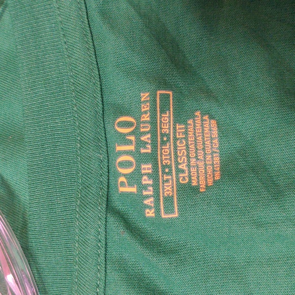 Polo by Ralph Lauren Vibrant Green Graphic Tee size 3XLT - Picture 4 of 4
